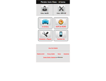 Tablet Screenshot of penskeautoglass.com